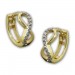 Silberdream GoldDream Creole Unendlich Zirkonia Ohrring 333 Gelbgold Echtschmuck GDO5131Y