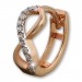 Silberdream GoldDream Creole Unendlich Zirkonia Ohrring 333 Roségold Echtschmuck GDO5131E