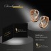 Silberdream GoldDream Creole Unendlich Zirkonia Ohrring 333 Roségold Echtschmuck GDO5131E