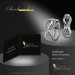 Silberdream GoldDream Creole Unendlich Zirkonia Ohrring 333 Weißgold Echtschmuck GDO5131J