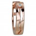Silberdream GoldDream Creole Welle Zirkonia Ohrring 333er Rosegold Echtschmuck GDO5061E