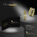 Silberdream GoldDream Creole Wellen Zirkonia Ohrring 333 Gelbgold Echtschmuck GDO532WY