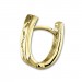 Silberdream GoldDream Creole Zickzack Zirkonia Ohrring 333 Gelbgold Echtschmuck GDO535WY