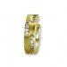 Silberdream GoldDream Creole Zirkonia Weiß Ohrring 333 Gelbgold Echtschmuck GDO540WY