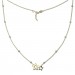 Silberdream GoldDream Damen Colliers Halskette Sterne 44-46cm Gelbgold 8 Karat GDK50045T