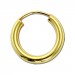 Silberdream GoldDream Damen Creolen Ohrring 15mm Gelbgold 8 Karat GDOB00315Y