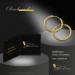 Silberdream GoldDream Damen Creolen Ohrring 17,5mm Gelbgold 8 Karat GDOB00018K