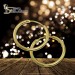 Silberdream GoldDream Damen Creolen Ohrring 17,5mm Gelbgold 8 Karat GDOB00018K