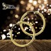 Silberdream GoldDream Damen Creolen Ohrring 40mm Gelbgold 8 Karat GDOB00340Y