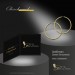 Silberdream GoldDream Damen Creolen Ohrring 60mm Gelbgold 8 Karat GDOB00360Y