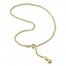Silberdream GoldDream Fußkette Singapur Kugel 333 Gold 25cm Damen Echtschmuck GDF0035Y