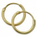 Silberdream GoldDream Gold Creole 13mm Ohrring 333er Gelbgold Echtschmuck GDO0022Y