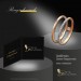 Silberdream GoldDream Gold Doppel Ring Zirkonia Weiß Gr.58 333er Rosegold GDR505E58