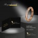 Silberdream GoldDream Gold Ring 3-reihig Zirkonia Gr.58 333er Rosegold GDR559E58