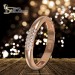 Silberdream GoldDream Gold Ring 3-reihig Zirkonia Gr.58 333er Rosegold GDR559E58