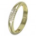 Silberdream GoldDream Gold Ring 3-reihig Zirkonia Gr.60 333er Gelbgold GDR559Y60