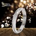 Silberdream GoldDream Gold Ring 3-reihig Zirkonia Gr.62 333er Weißgold GDR559J62