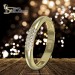 Silberdream GoldDream Gold Ring 3-reihig Zirkonia Gr.62 333er Gelbgold GDR559Y62