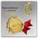 Silberdream GoldDream Gold Ring Big Gedreht Gr.58 333er Gelbgold GDR556Y58