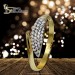 Silberdream GoldDream Gold Ring Blatt Gr.54 Zirkonia Weiß 333er Gelbgold GDR517Y54
