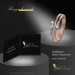 Silberdream GoldDream Gold Ring Boho Zweifarbig Zirkonia Gr.56 333er Rosegold GDR532E56