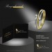 Silberdream GoldDream Gold Ring Boho Zweifarbig Zirkonia Gr.58 333er Gold GDR532T58
