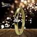 Silberdream GoldDream Gold Ring Classic Gr.54 Zirkonia Weiß 333er Gelbgold GDR535Y54