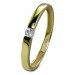 Silberdream GoldDream Gold Ring Classic Gr.54 Zirkonia weiß 333er Gelbgold GDR535Y54