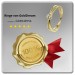Silberdream GoldDream Gold Ring Crossed Gr.54 Zirkonia Weiß 333er Gelbgold GDR548Y54