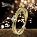 Silberdream GoldDream Gold Ring Crossed Gr.54 Zirkonia Weiß 333er Gelbgold GDR548Y54