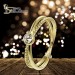 Silberdream GoldDream Gold Ring Crossed Gr.58 Zirkonia Weiß 333er Gelbgold GDR548Y58