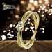 Silberdream GoldDream Gold Ring Crossed Gr.60 Zirkonia Weiß 333er Gelbgold GDR548Y60