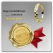 Silberdream GoldDream Gold Ring Dots Gr.54 Zirkonia Weiß 333er Gelbgold GDR538Y54