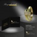 Silberdream GoldDream Gold Ring Glamour Gr.56 Zirkonia Weiß 333er Gelbgold GDR546Y56