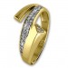 Silberdream GoldDream Gold Ring Glamour Zirkonia weiß Gr.54 333er Gelbgold GDR513Y54