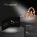 Silberdream GoldDream Gold Ring Gr.54 Ranke Zirkonia 333er Rosegold GDR515E54