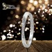 Silberdream GoldDream Gold Ring Gr.54 Swing Zirkonia Weiß 333er Weißgold GDR523J54