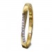 Silberdream GoldDream Gold Ring Gr.54 Swing Zirkonia weiß 333er Gelbgold GDR523Y54