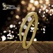 Silberdream GoldDream Gold Ring Gr.56 3er Zirkonia Weiß 333er Gelbgold GDR529Y56