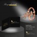 Silberdream GoldDream Gold Ring Gr.56 Ranke Zirkonia 333er Rosegold GDR515E56