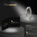Silberdream GoldDream Gold Ring Gr.56 Twist 333er Weißgold GDR522J56