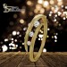Silberdream GoldDream Gold Ring Gr.58 3er Zirkonia Weiß 333er Gelbgold GDR529Y58