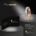 Silberdream GoldDream Gold Ring Gr.58 Zirkonia Weiß 333er Roségold GDR520E58