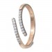 Silberdream GoldDream Gold Ring Gr.60 Line Zirkonia weiß 333er Roségold GDR524E60
