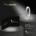 Silberdream GoldDream Gold Ring Gr.60 Swing Zirkonia Weiß 333er Weißgold GDR523J60