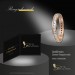 Silberdream GoldDream Gold Ring Gr.60 Zirkonia Weiß 333er Roségold GDR520E60