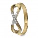 Silberdream GoldDream Gold Ring Infinity Gr.56 Zirkonia 333er Gelbgold GDR519Y56