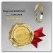 Silberdream GoldDream Gold Ring Twisted Gr.58 Zirkonia Weiß 333er Gelbgold GDR540Y58