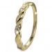 Silberdream GoldDream Gold Ring Wave Gr.54 333er Gelbgold GDR555Y54