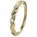 Silberdream GoldDream Gold Ring Wave Gr.58 333er Gelbgold GDR555Y58
